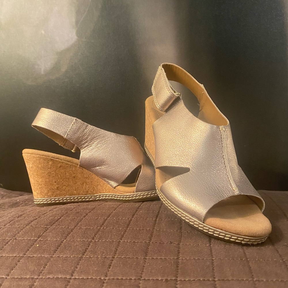Clarks wedge shoes